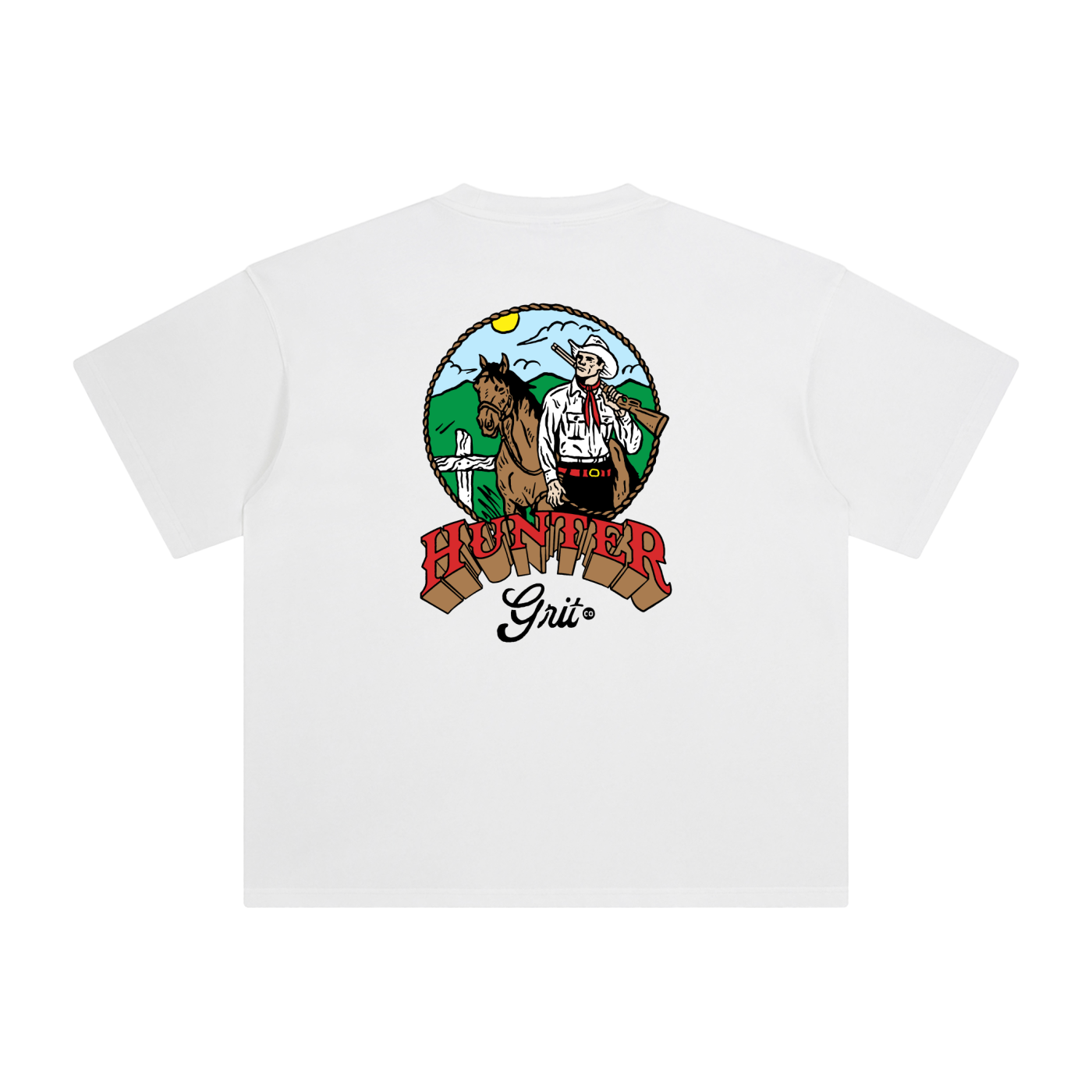 WESTERN TEE WHITE