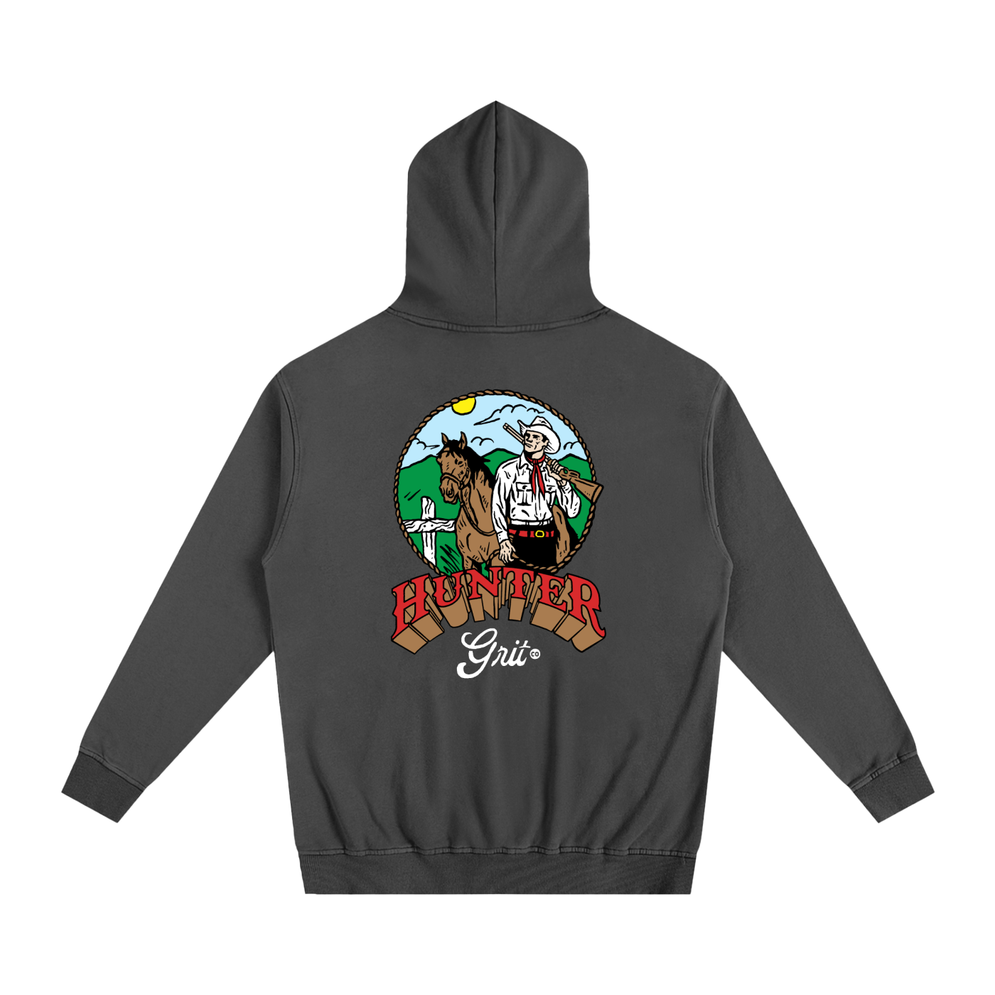 WESTERN HOODIE BLACK